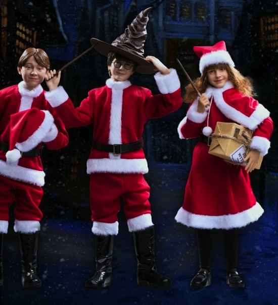 The Star Ace dolls are nearly identical to the actors who portray them. The Christmas versions are ideal for film fans and bookworms, too. Photo courtesy of Star Ace Toys