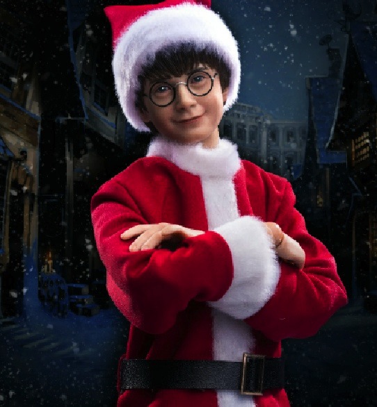 The Star Ace Harry Potter Christmas doll comes with Hedwig and a myriad of accessories. Photo courtesy of Star Ace Toys