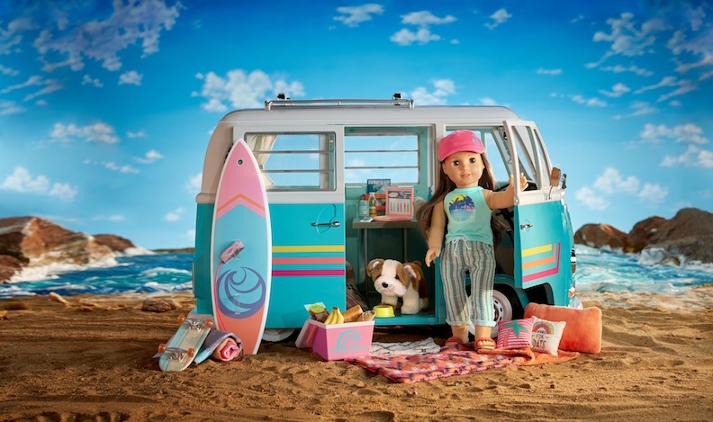 The brand-new VW surf bus can open up hours of playtime and discussions about where you and your family plan to travel one day.