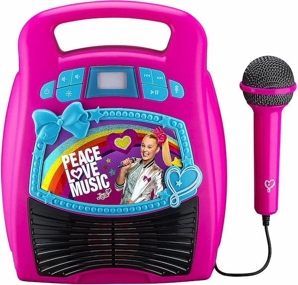 Your children can live the dream! Nickelodeon has a Karaoke machine for the singing stars in your living room.