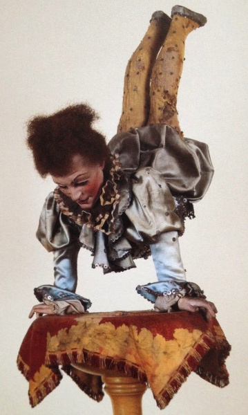 One of many agile acrobats on display.