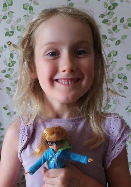 Allie Weber and Robot Girl doll