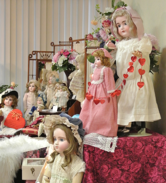 Part of Valerie Fogel’s booth at Crossroads.