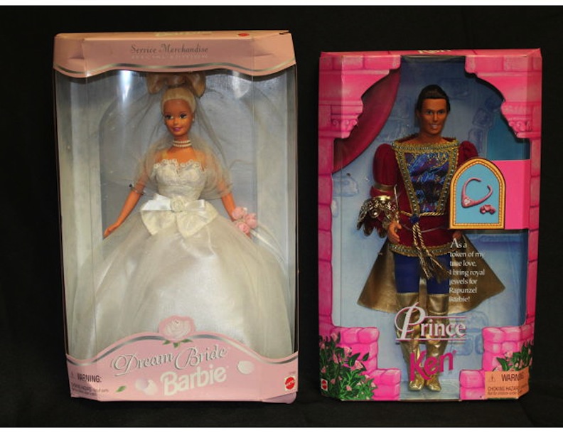 Dream Bride Barbie and Prince Ken 2019 Rehab online auction