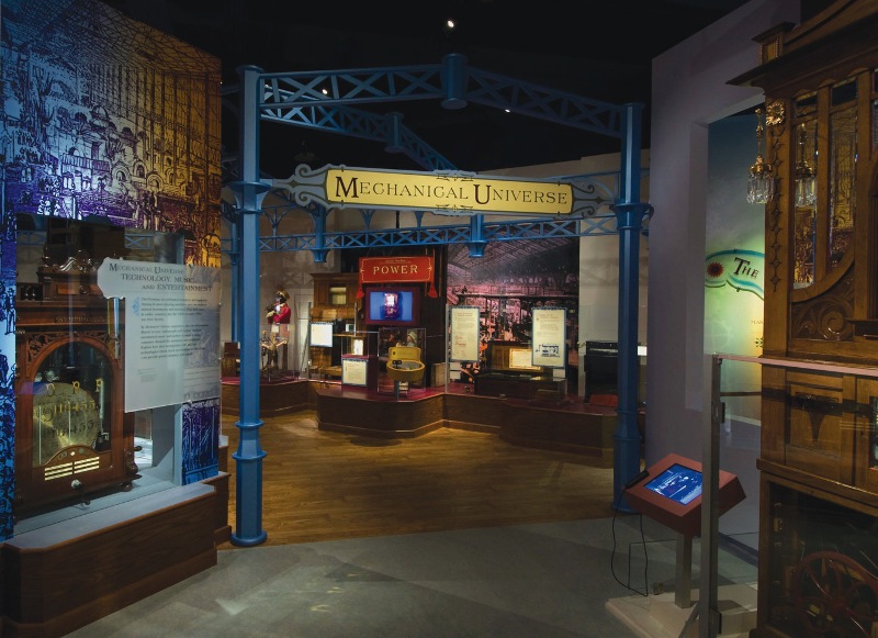 Entrance to the exhibition of the collection.