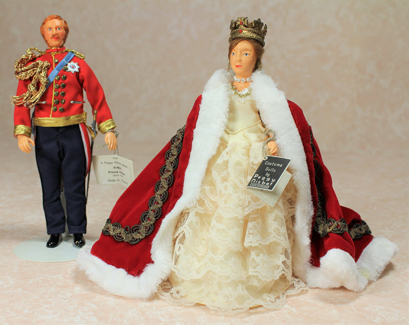 Queen Victoria (1819-1901) and Prince Albert (1819-1861).