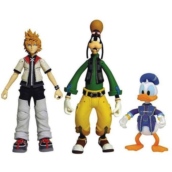 Goofy, Donald, and Roxas
