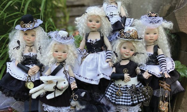 Fall Into Wonderland: April Norton’s Newest White Porcelain Collection Enters the Realm of Steampunk Fantasy