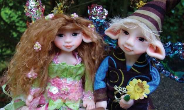 Judy Pollard conjures up winged creatures, fantastic friends in doll form