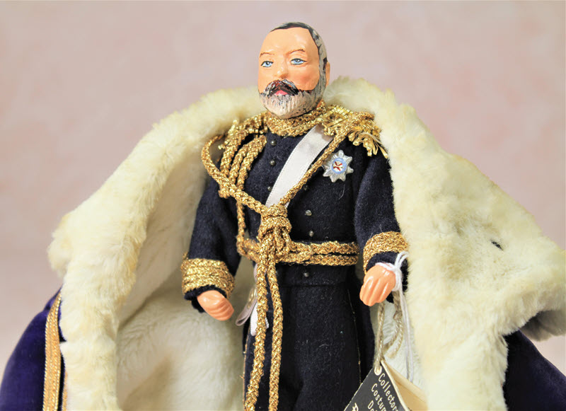 King George V (1865-1936) without his crown.