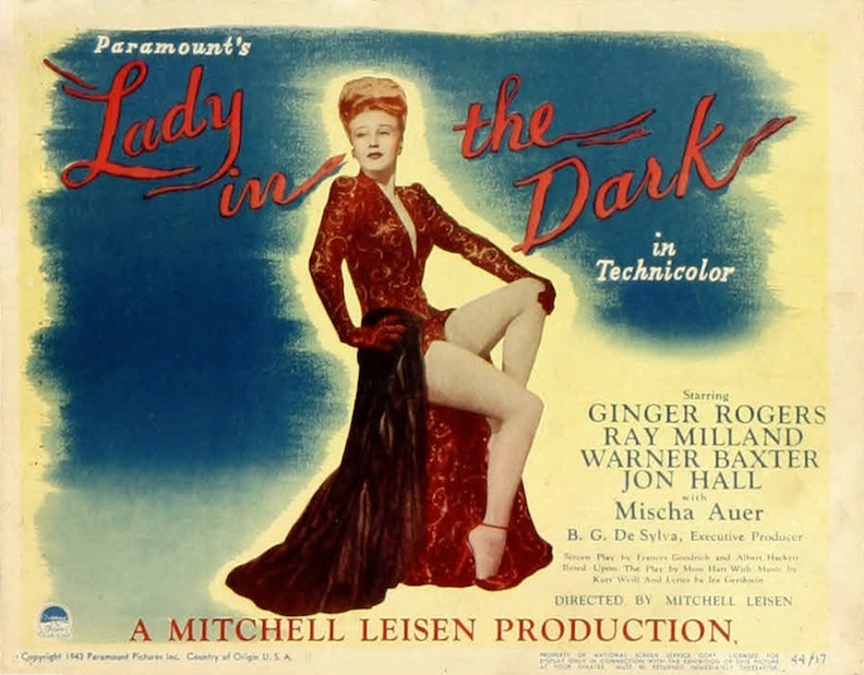 Lady in the Dark Lobby Card