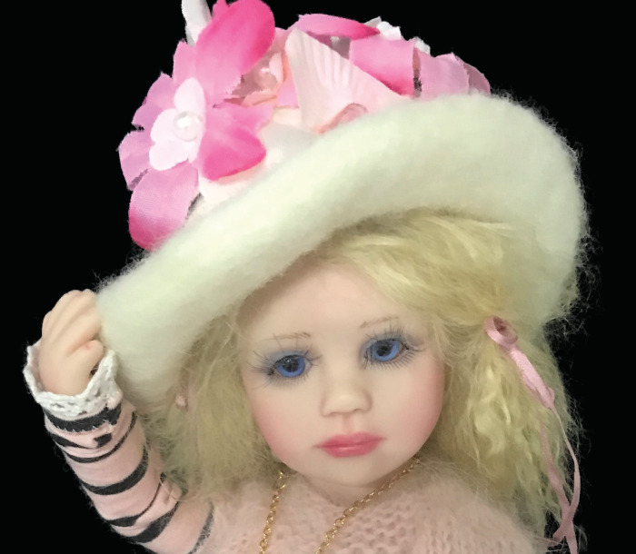 Monique, a doll by Beverly Stoehr