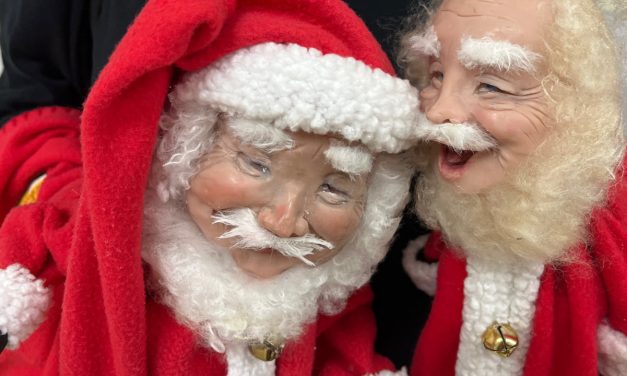 Crunkle-Clause Is Coming to Town: Marge Crunkleton Sculpts One-of-a-Kind Holiday Dolls
