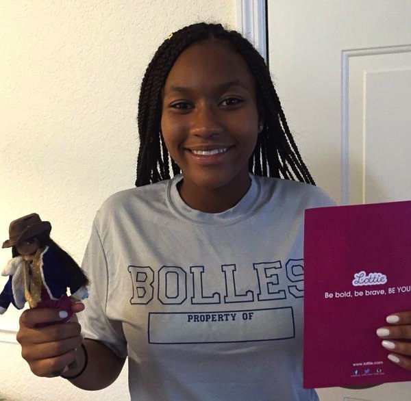 Taylor Richardson and Stargazer doll